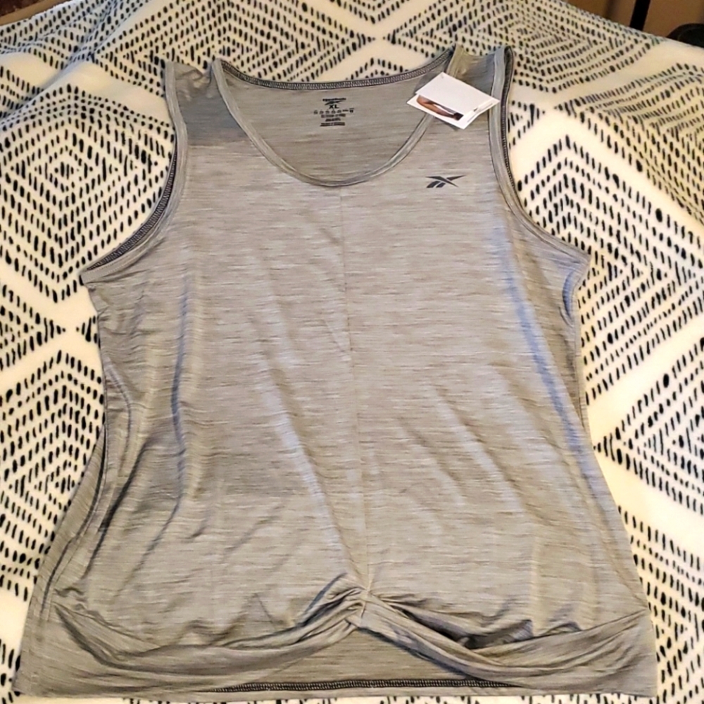 Reebok Gray Workout Tank Woman's Size XL